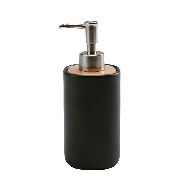 Aquanova Oscar Soap Dispenser Black Naken Interiors