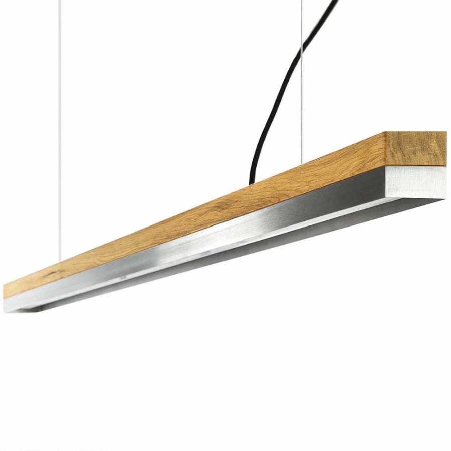 Gant Lights C3 Oak Dimmable Pendant Light Stainless Steel We regret having to inform you that we no longer ship to the uk.