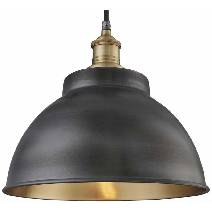 Industville Brooklyn Outdoor Bathroom Globe Dome Pendant Light