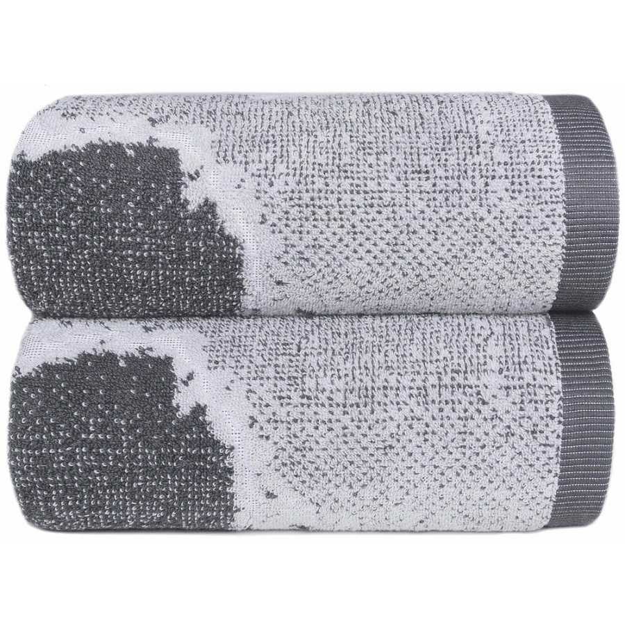 silver glitter towels