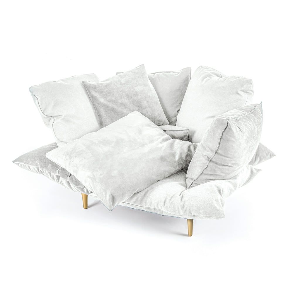 seletti comfy armchair  white