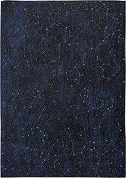Christian Fischbacher Neon Celestial Rug - 9060 Midnight Blue